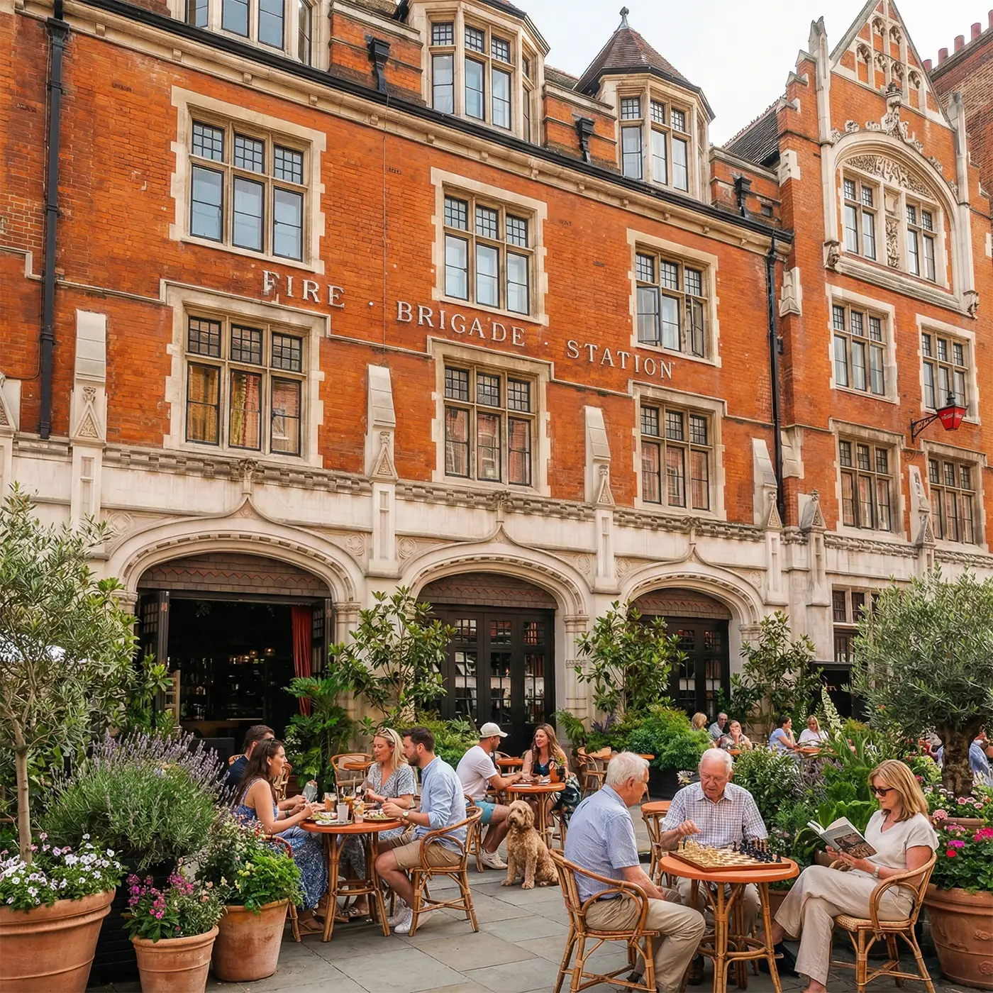 luxury leisure scene in Marylebone