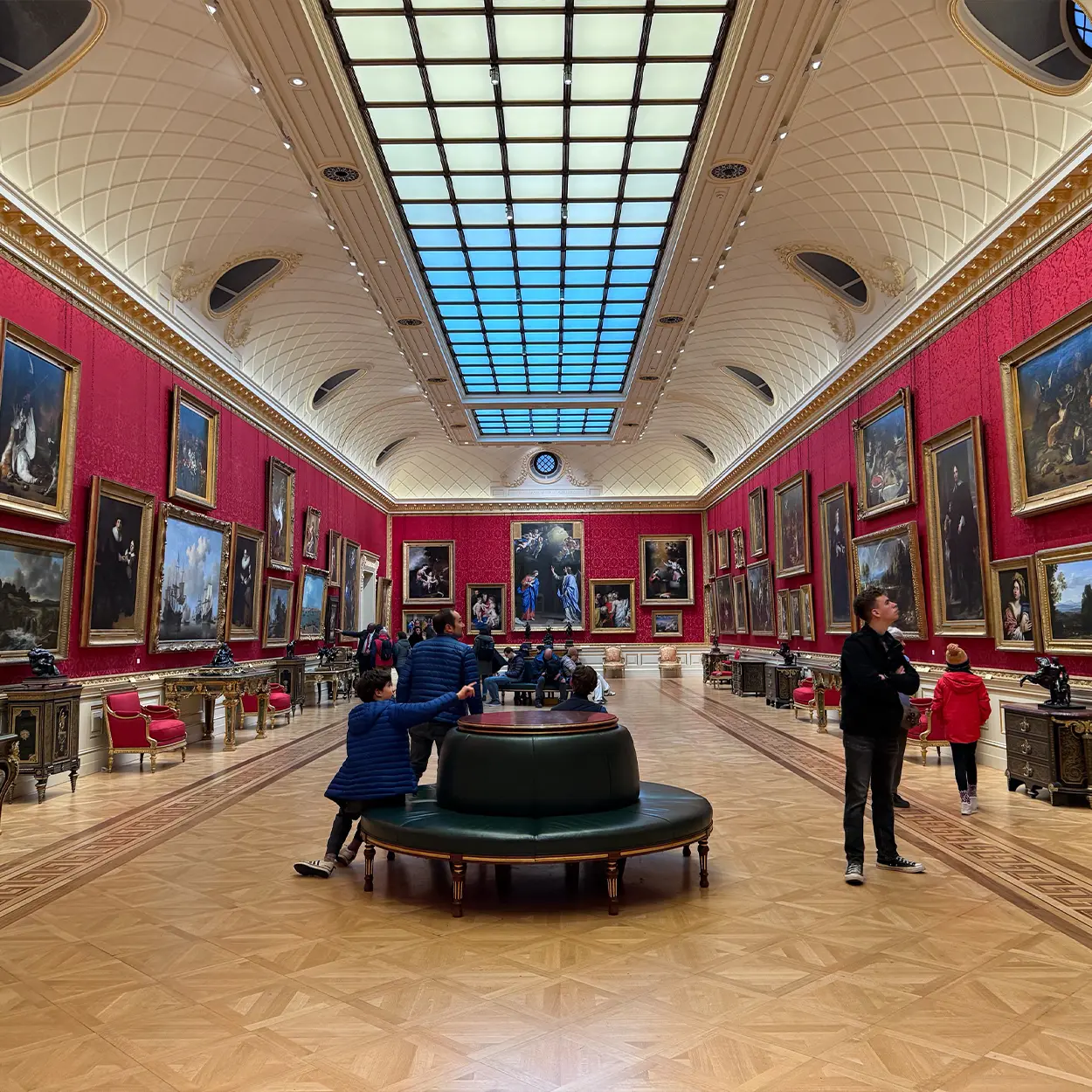 Inside an independent Marylebone art gallery