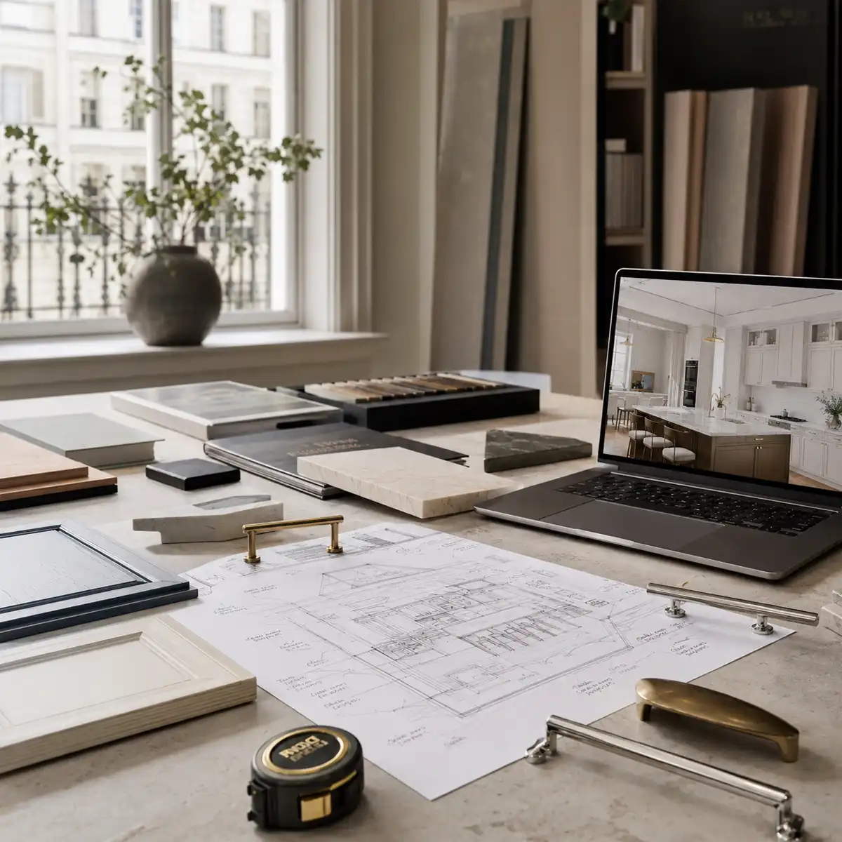 Premium kitchen interior by one of the top kitchen design companies London homeowners trust, featuring high-end finishes and bespoke cabinetry