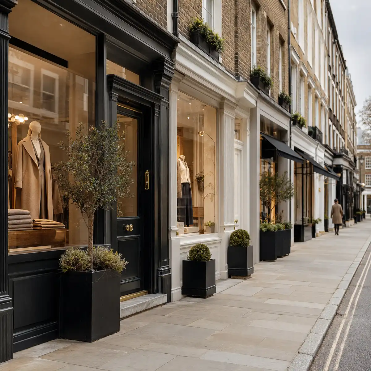 ME and EM Marylebone flagship interior ME and EM flagship store on Marylebone High Street showcasing British tailoring and quiet luxury womenswear across two floors