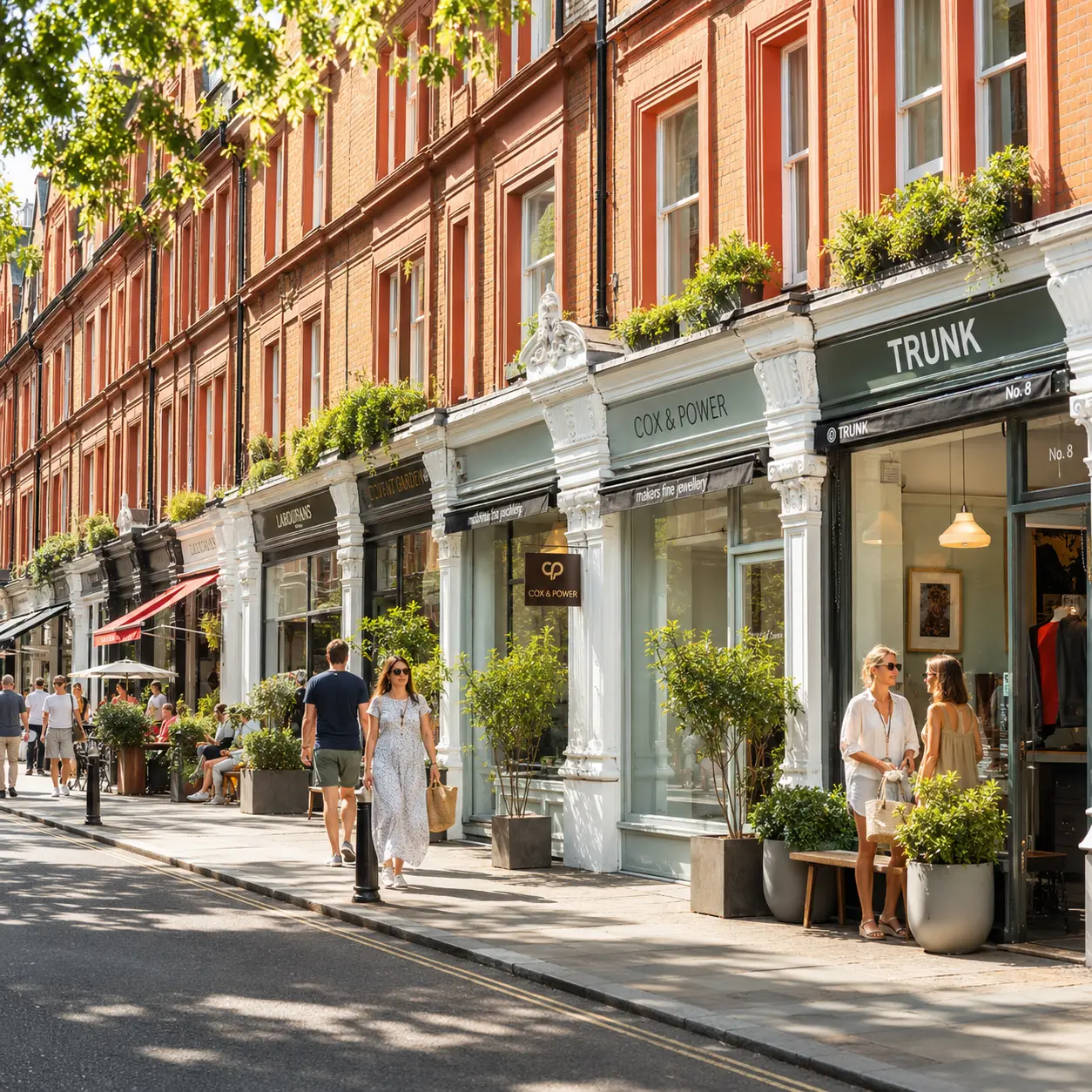Walking through Marylebone's Georgian streets