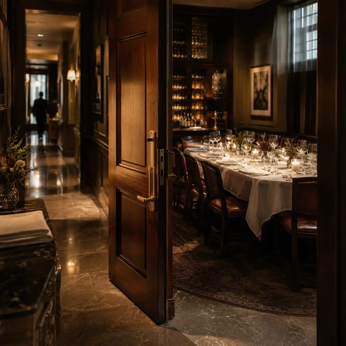 Guests choosing the right private dining room in Marylebone for a special occasion, reflecting the considered approach to booking private dining rooms Marylebone
