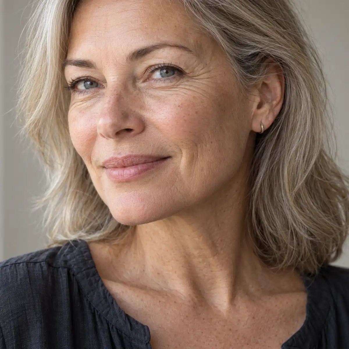 Facelift Patient Assessment Surgeon assessing a patient's facial anatomy before deep plane facelift surgery, illustrating careful patient selection at a Harley Street clinic